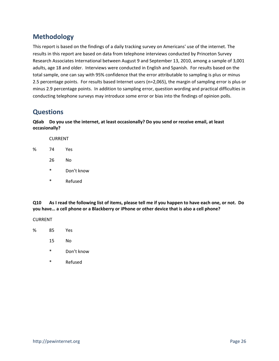 Health Topics: 80% of Internet Users Look for Health Information Online - Susannah Fox, Pew Research Center, Page 26