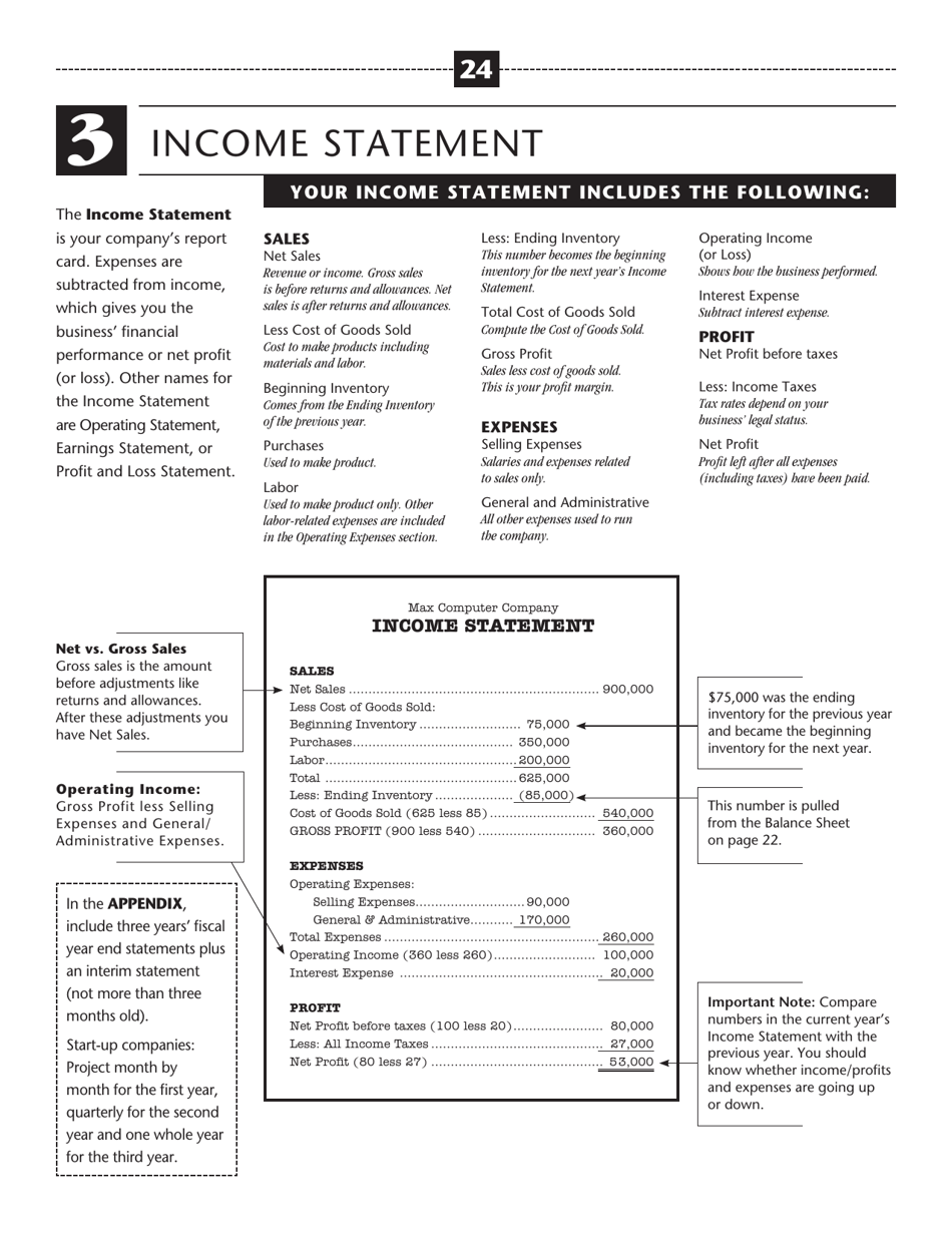 The Plan: a Step-By-Step Business Plan Workbook - Illinois, Page 24