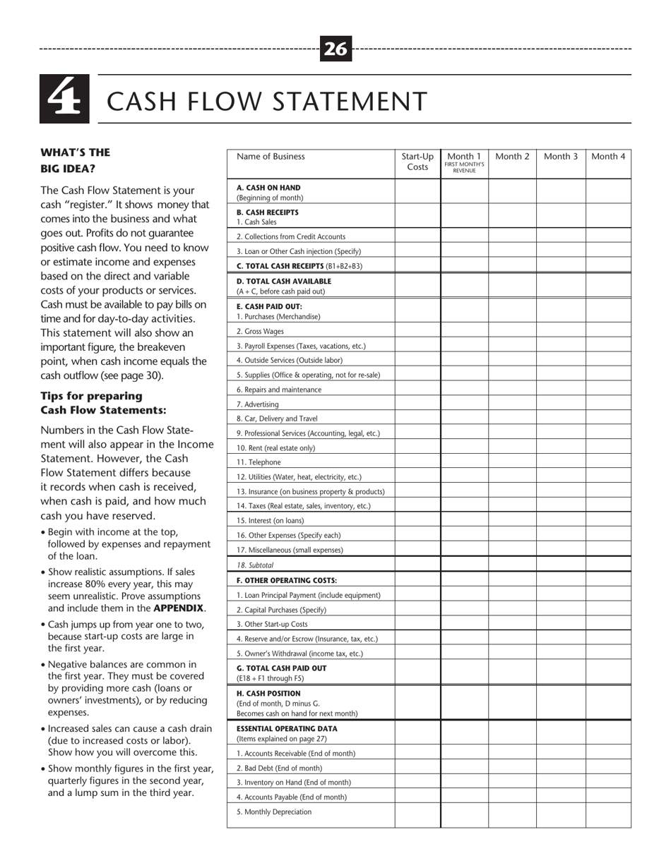 The Plan: a Step-By-Step Business Plan Workbook - Illinois, Page 26