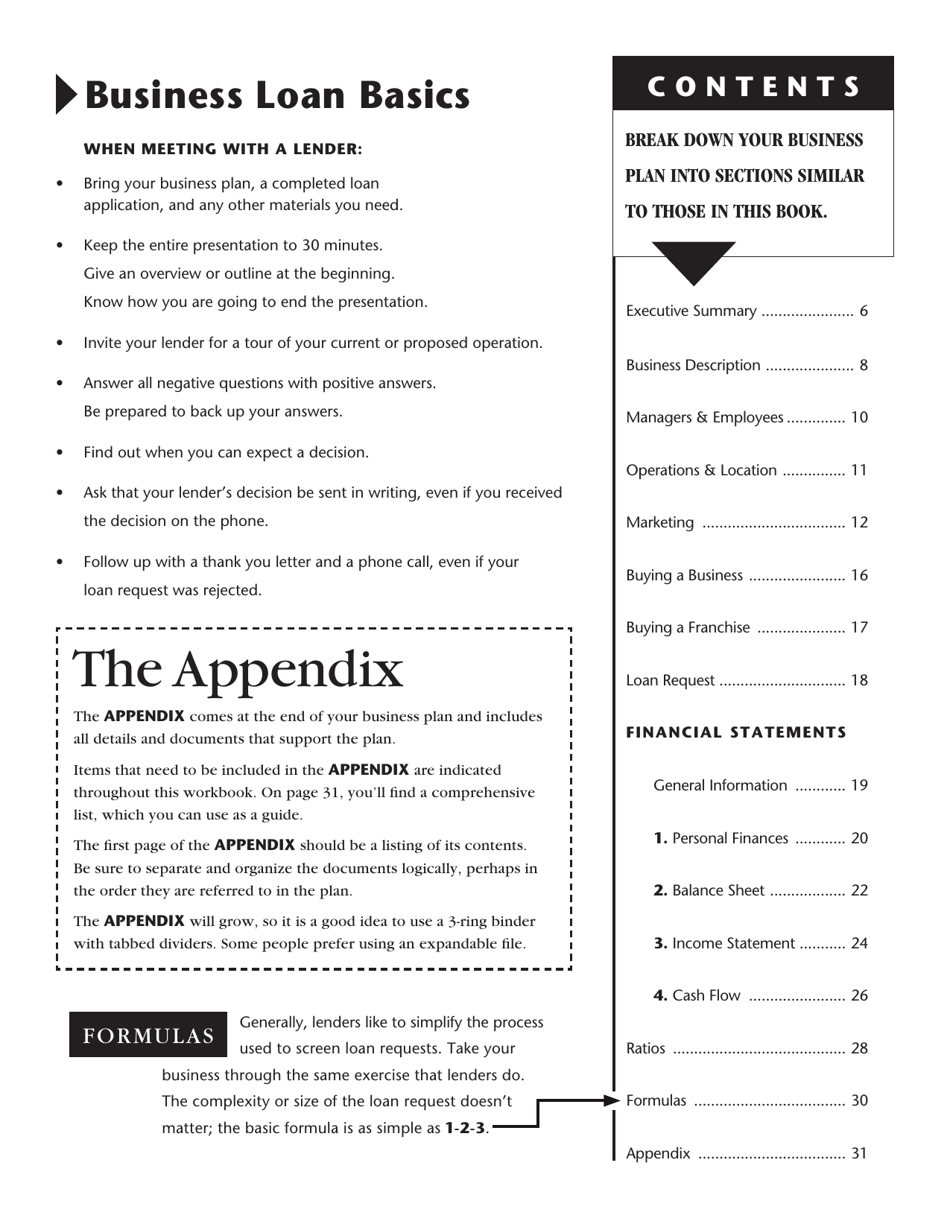 The Plan: a Step-By-Step Business Plan Workbook - Illinois, Page 5