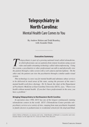 Telepsychiatry in North Carolina: Mental Health Care Comes to You, Page 2