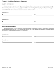 Form DOS-1614-F &quot;Property Condition Disclosure Statement&quot; - New York, Page 6