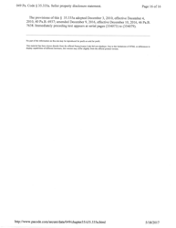 Seller&#039;s Property Disclosure Statement - Pennsylvania, Page 16