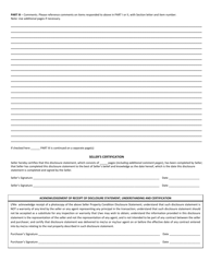 Seller Property Condition Disclosure Statement - Residential Real Property - Nebraska, Page 4