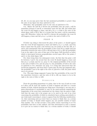 An Essay Towards Solving a Problem in the Doctrine of Chances - Rev. Mr. Bayes, Communicated by Mr. Price, in a Letter to John Canton, M. a. and F. R. S., Page 11