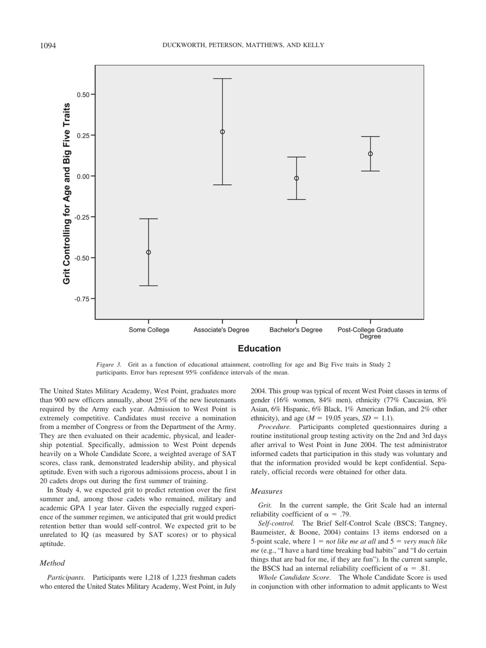 Grit: Perseverance and Passion for Long-Term Goals - Journal of Personality and Social Psychology, Page 8