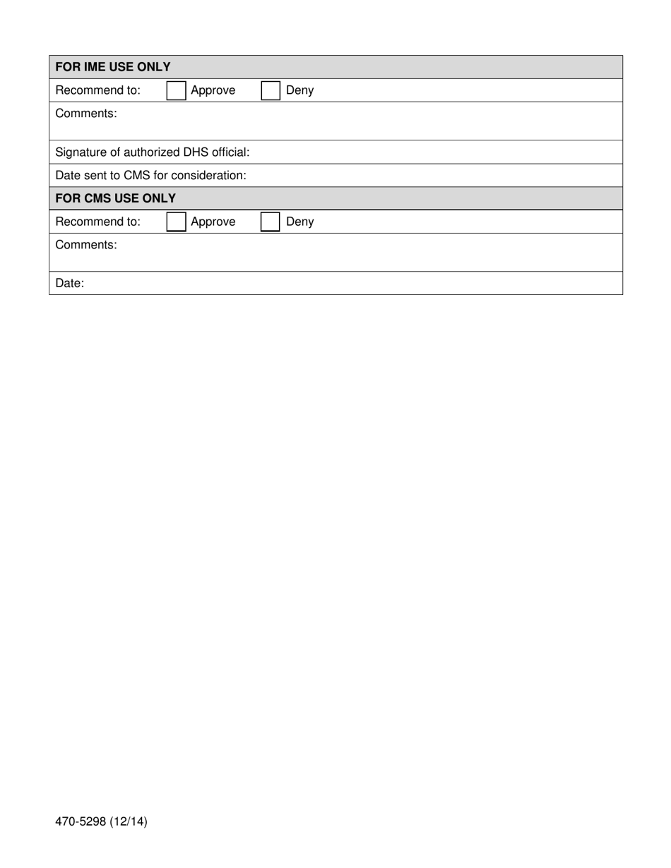 Form 470-5298 - Fill Out, Sign Online and Download Fillable PDF, Iowa ...