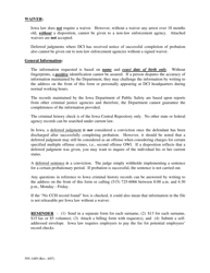 Form A (595-1489) Non-law Enforcement Record Check Request - Iowa, Page 2