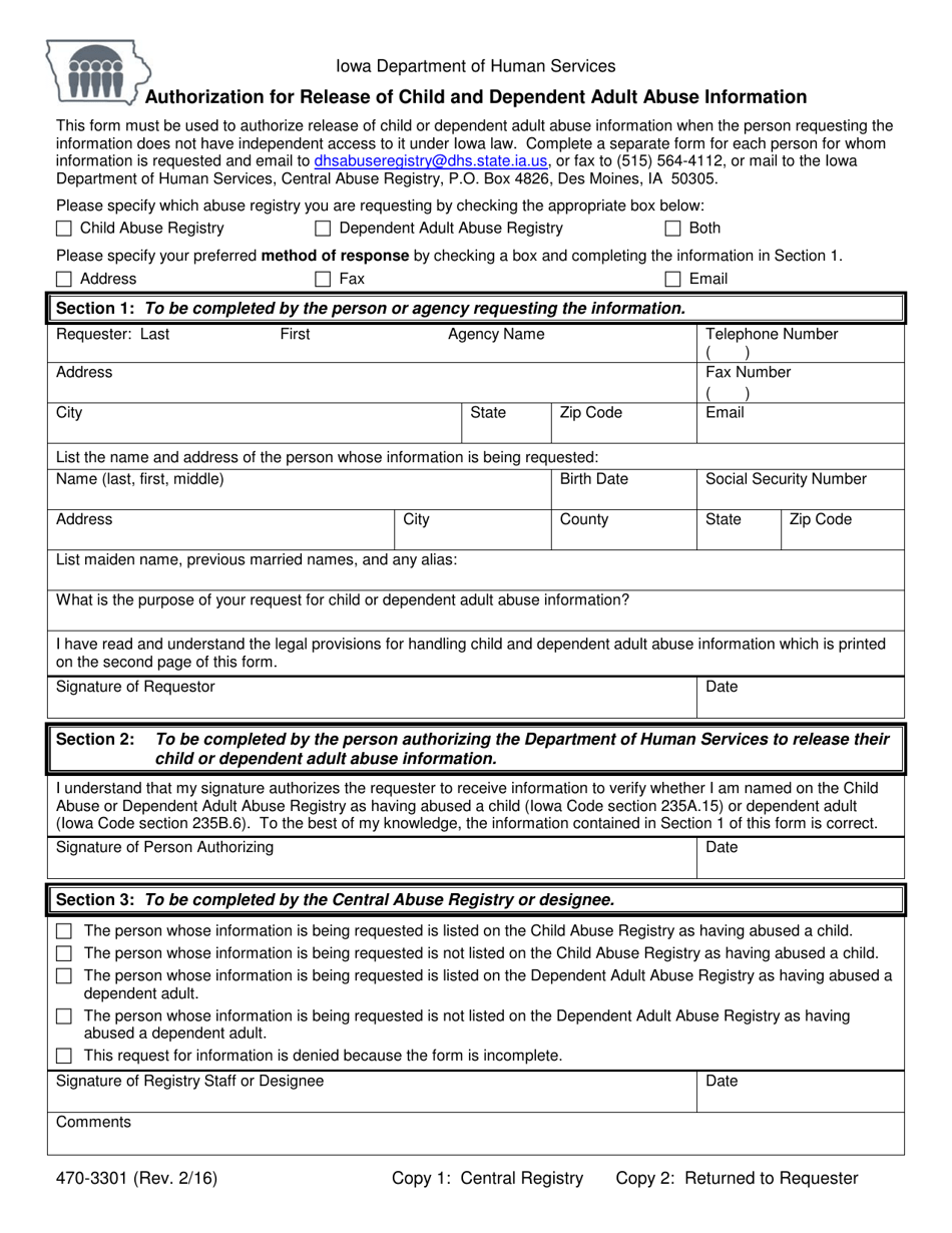 Form 470 3301 Fill Out Sign Online and Download Printable PDF Iowa Form 470 3301 Fill Out Sign Online and Download Printable PDF Iowa