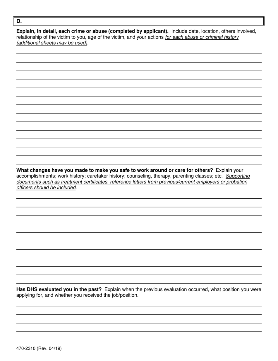 Form 470-2310 - Fill Out, Sign Online and Download Printable PDF, Iowa ...