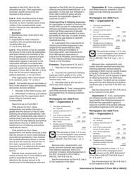 Instructions for IRS Form 990, 990-EZ Schedule C Political Campaign and Lobbying Activities, Page 8