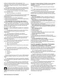 Instructions for IRS Form 990-EZ Short Form Return of Organization Exempt From Income Tax, Page 21