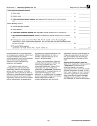 Instructions for IRS Form 990 Schedule H Hospitals, Page 22