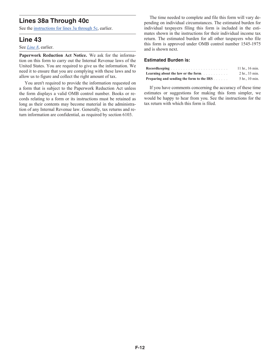 Instructions for IRS Form 1040 Schedule F Profit or Loss From Farming, Page 12