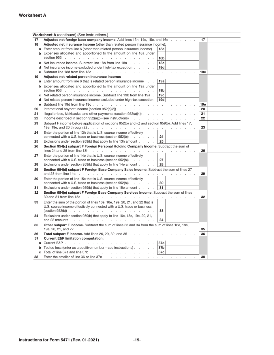Instructions for IRS Form 5471 Information Return of U.S. Persons With Respect to Certain Foreign Corporations, Page 19