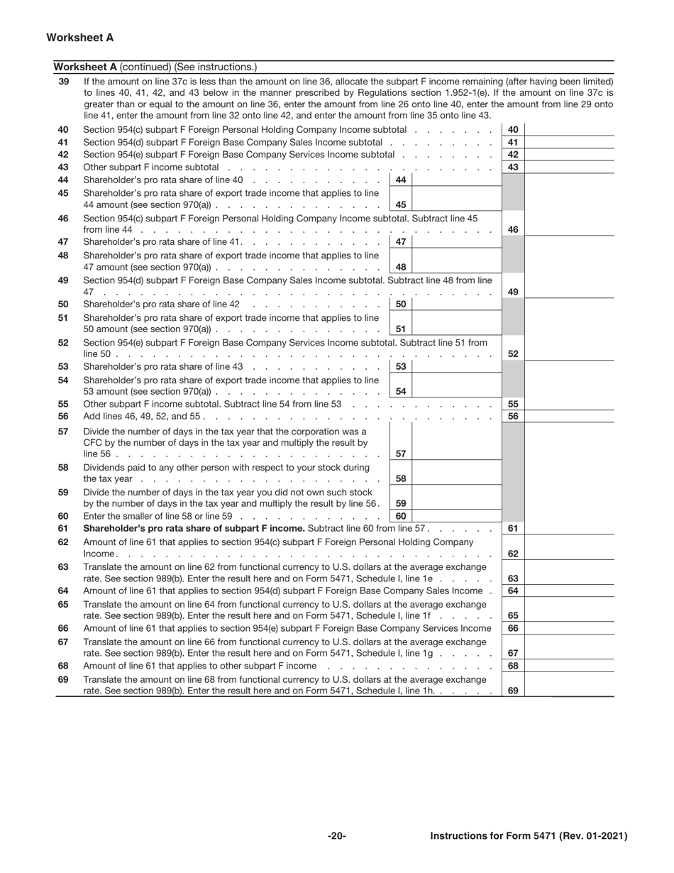 Instructions for IRS Form 5471 Information Return of U.S. Persons With Respect to Certain Foreign Corporations, Page 20