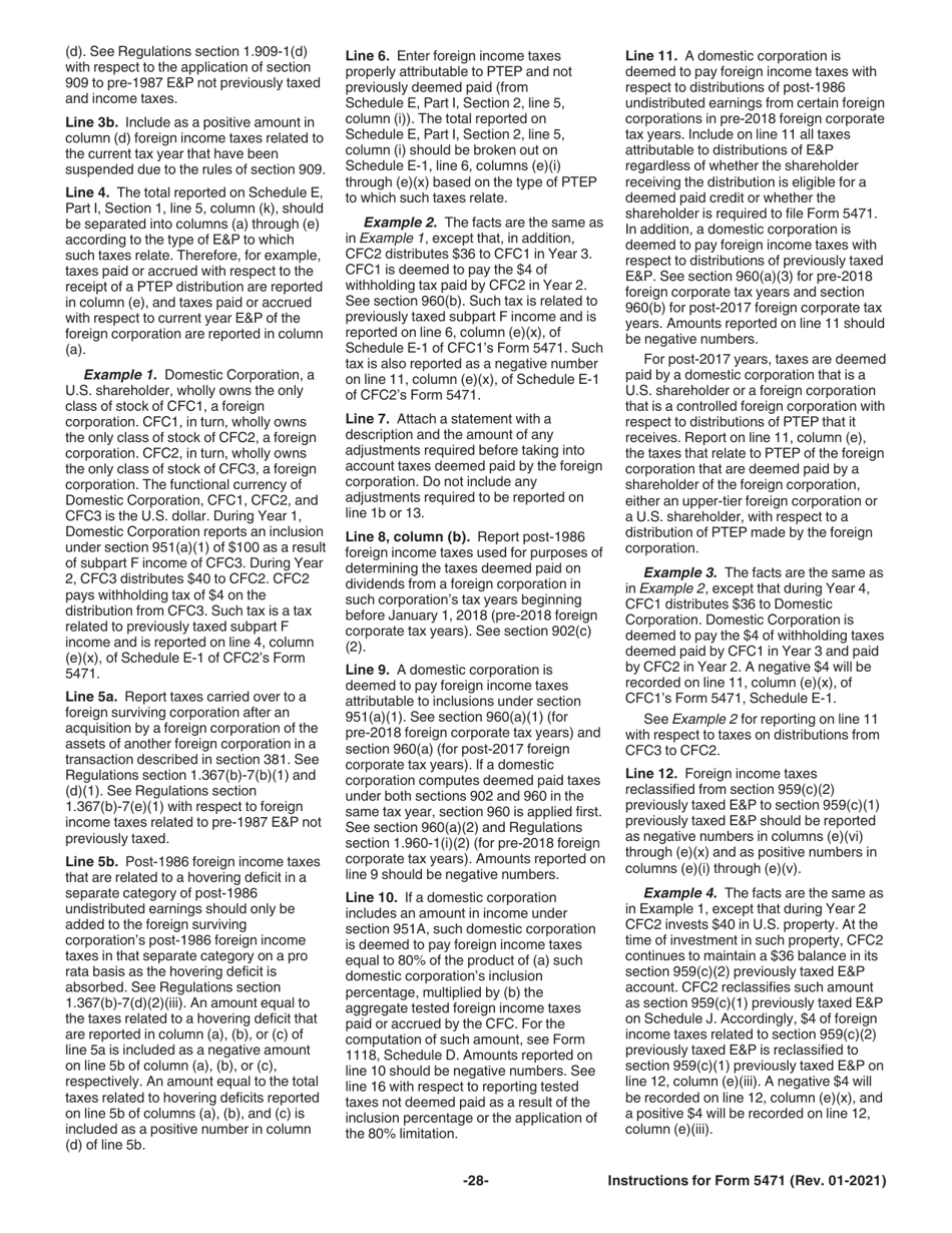 Instructions for IRS Form 5471 Information Return of U.S. Persons With Respect to Certain Foreign Corporations, Page 28
