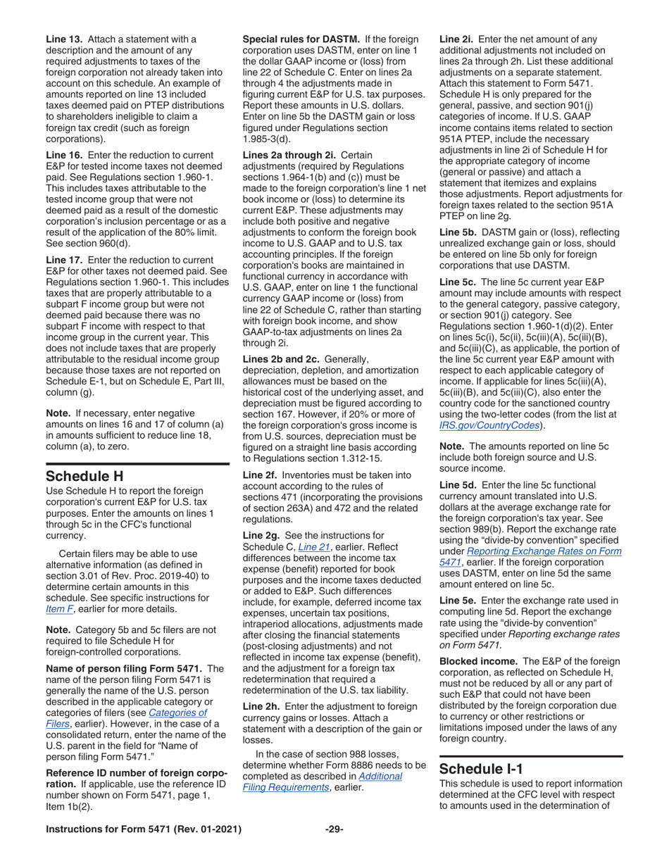 Instructions for IRS Form 5471 Information Return of U.S. Persons With Respect to Certain Foreign Corporations, Page 29