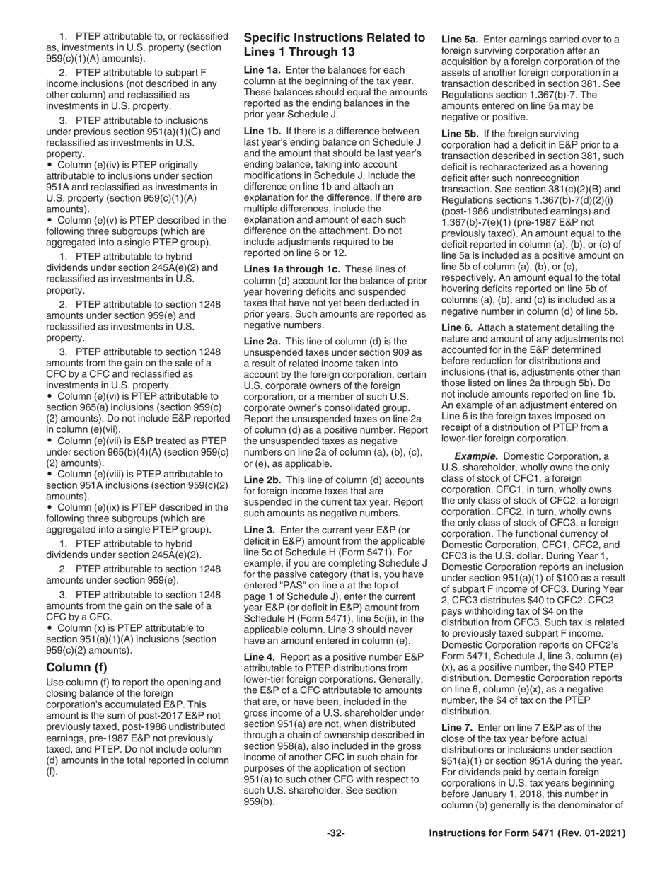 Instructions for IRS Form 5471 Information Return of U.S. Persons With Respect to Certain Foreign Corporations, Page 32