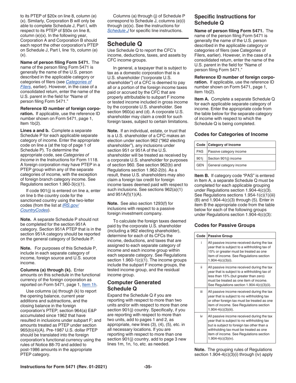 Instructions for IRS Form 5471 Information Return of U.S. Persons With Respect to Certain Foreign Corporations, Page 35