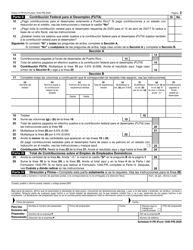 IRS Formulario 1040-PR Anexo H-PR Contribuciones Sobre El Empleo De Empleados Domesticos (Spanish), Page 2