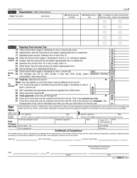 IRS Form 1040-C U.S. Departing Alien Income Tax Return, Page 2