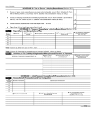 IRS Form 4720 Return of Certain Excise Taxes Under Chapters 41 and 42 of the Internal Revenue Code, Page 5