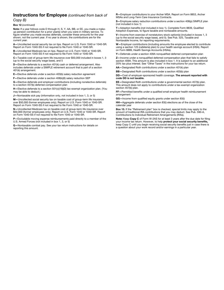 IRS Form W-2AS American Samoa Wage and Tax Statement, Page 7