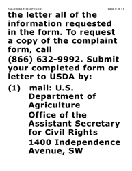 Form FAA-1004A-XLP Designation of Ebt Alternate Card Holder (Extra Large Print) - Arizona, Page 8