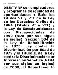 Formulario FAA-1439A-SXLP Declaracion De Sueldo De Empleo Por Cuenta Propia (Letra Extra Grande) - Arizona (Spanish), Page 15