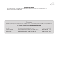 Instructions for Form DR-7N Consolidated Sales and Use Tax Return - Florida, Page 7