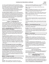 Instructions for Form DR-15 Sales and Use Tax Return - Florida, Page 6