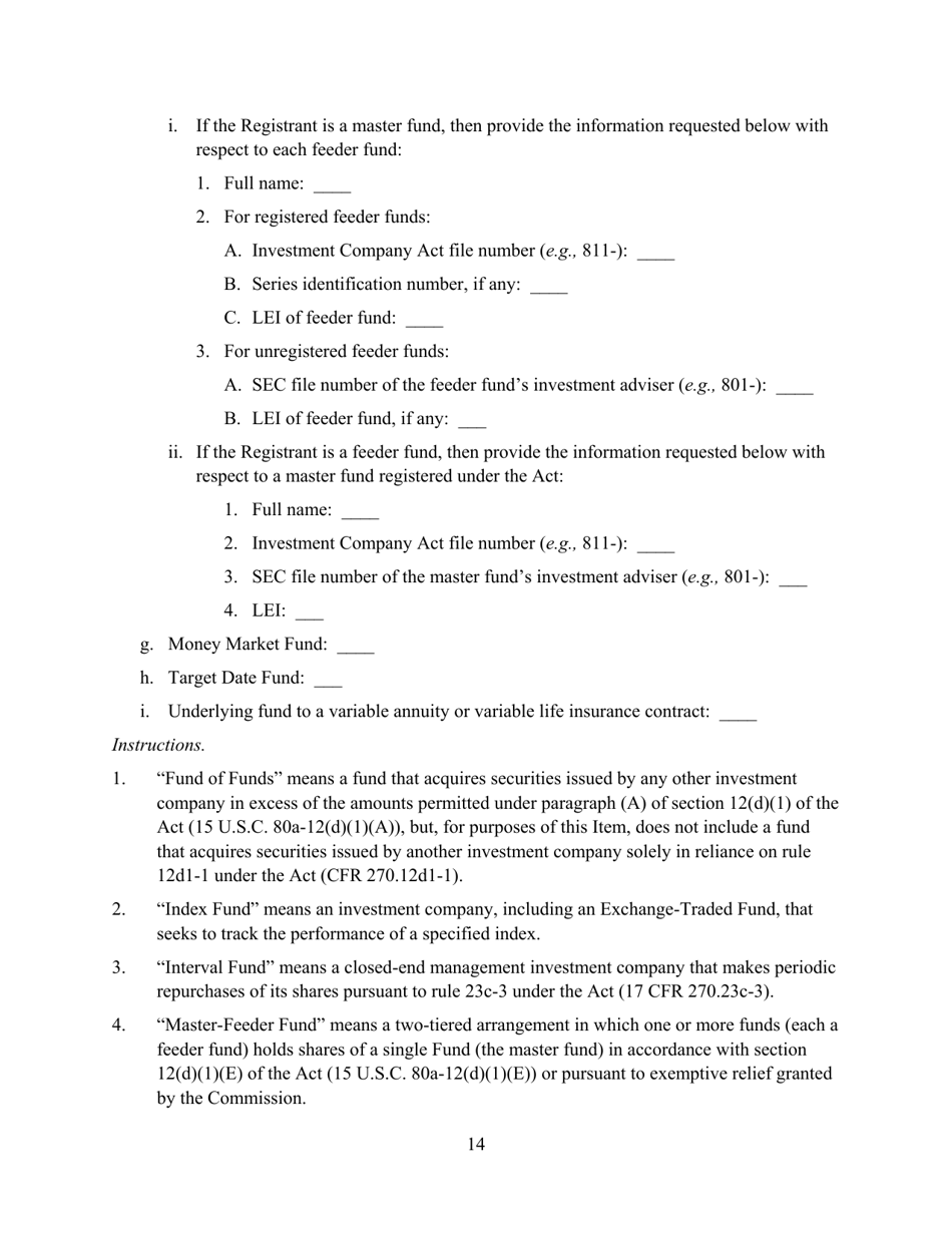 SEC Form 2846 (N-CEN) Annual Report for Registered Investment Companies, Page 15