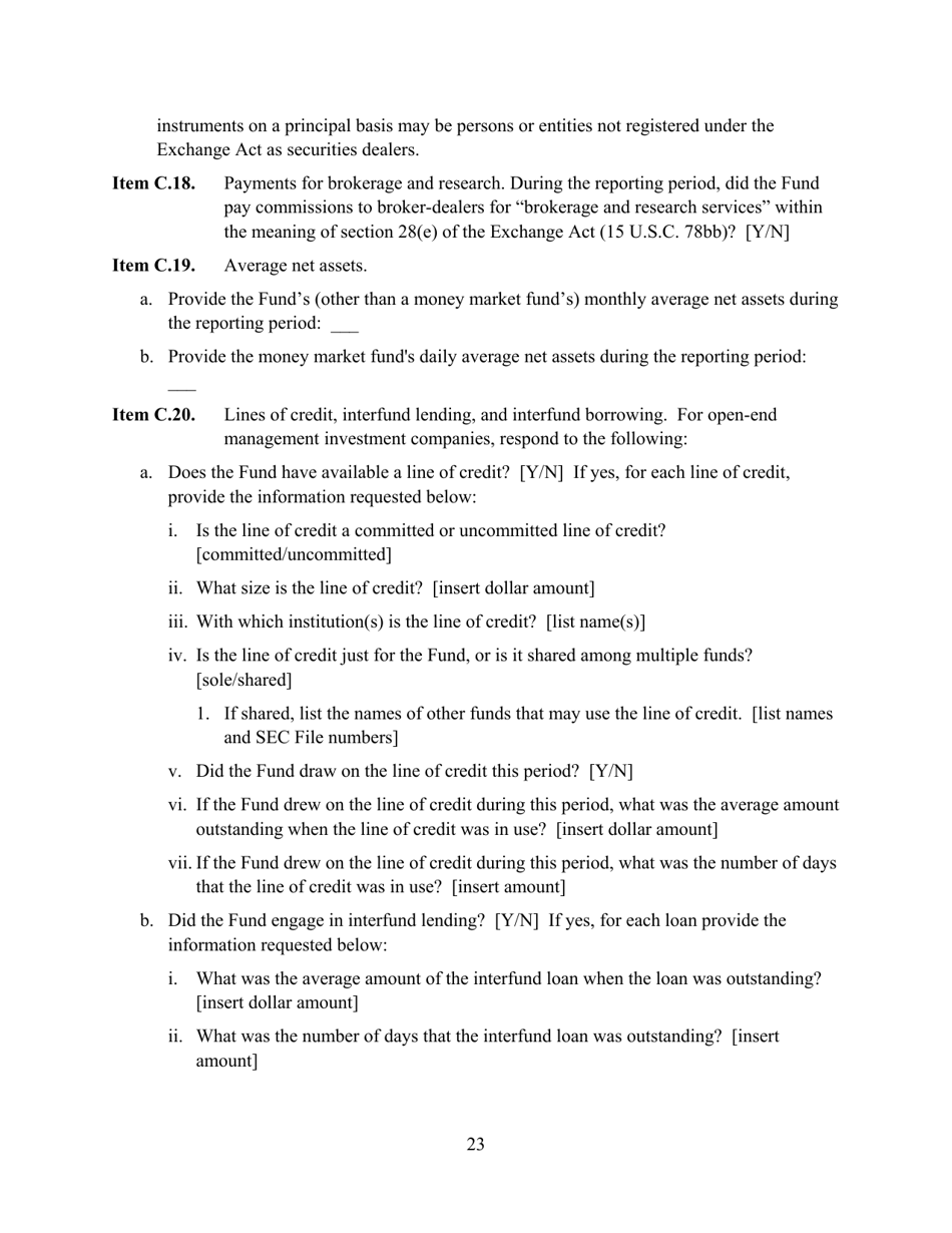 SEC Form 2846 (N-CEN) Annual Report for Registered Investment Companies, Page 24