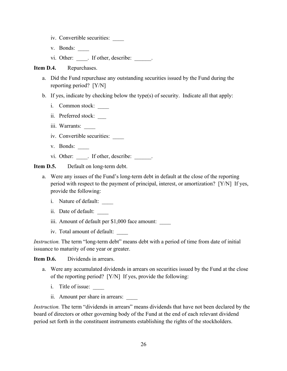 SEC Form 2846 (N-CEN) Annual Report for Registered Investment Companies, Page 27