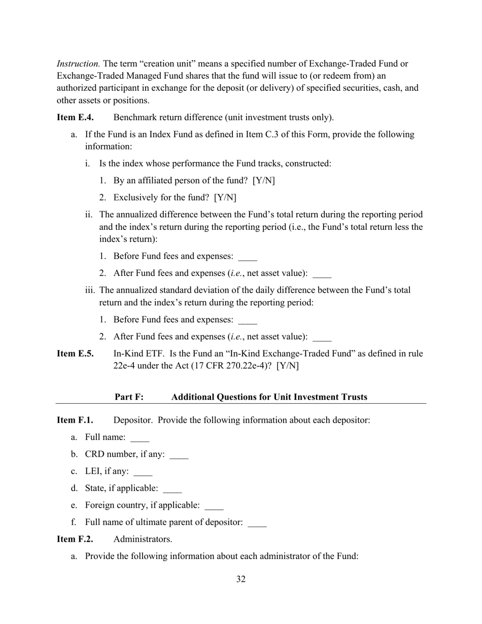 SEC Form 2846 (N-CEN) Annual Report for Registered Investment Companies, Page 33