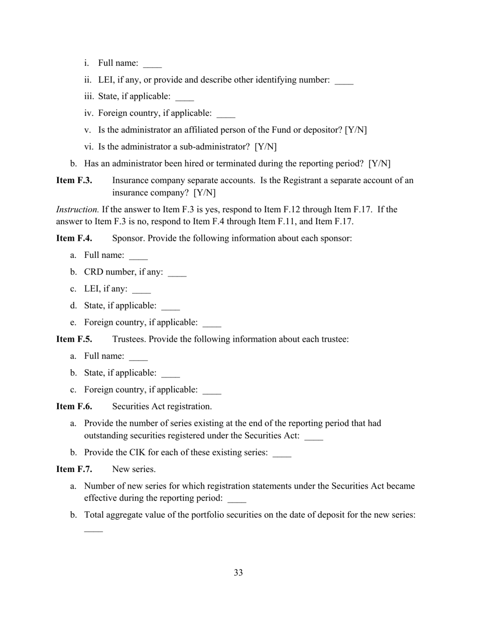 SEC Form 2846 (N-CEN) Annual Report for Registered Investment Companies, Page 34