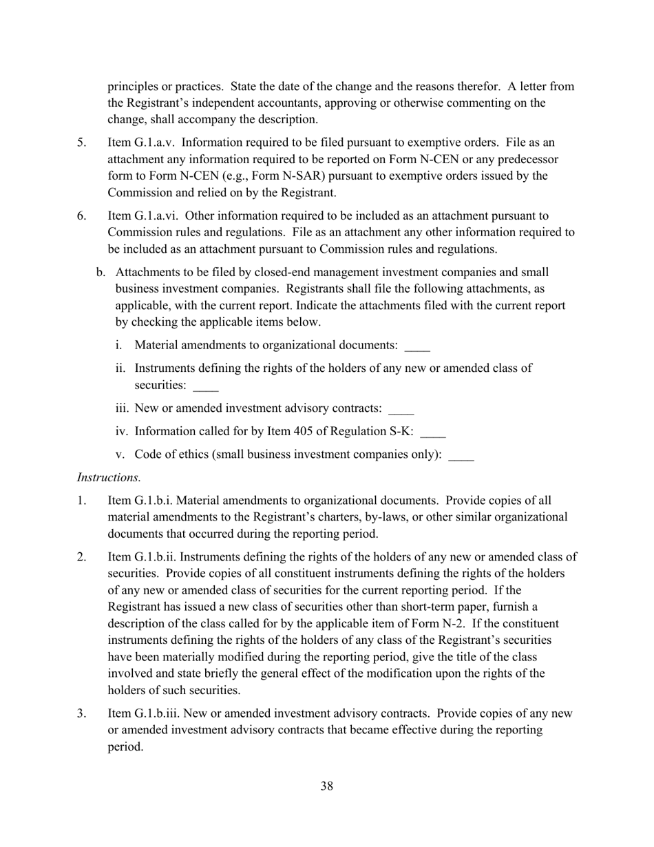 SEC Form 2846 (N-CEN) Annual Report for Registered Investment Companies, Page 39