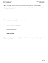 FWS Form 3-2323 Regional Council Reference/Key Contact Interview, Page 2