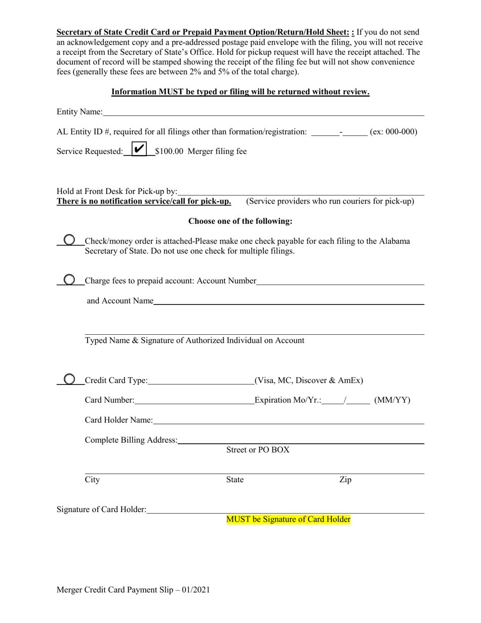 Certificate of Merger - Alabama, Page 4