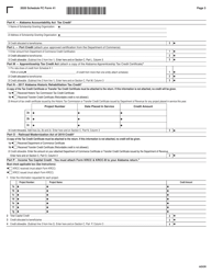 Form 41 Schedule FC Fiduciary Credits - Alabama, Page 3