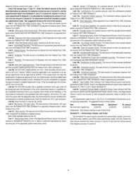 Instructions for Form 65 Partnership/Limited Liability Company Return of Income - Alabama, Page 4