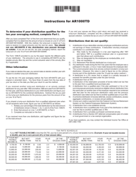 Form AR1000TD Lump-Sum Distribution Averaging - Arkansas, Page 2