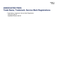 Form T-1 &quot;Application for Registration of Trade Name&quot; - Hawaii