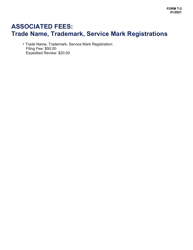 Form T-2 Application for Registration of Trademark - Hawaii
