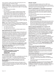 Instructions for Form IL-990-T Exempt Organization Income and Replacement Tax Return - Illinois, Page 4