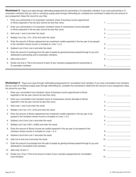 Instructions for Form IL-1065 Partnership Replacement Tax Return - Illinois, Page 23