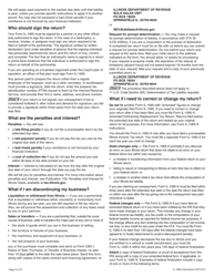 Instructions for Form IL-1065 Partnership Replacement Tax Return - Illinois, Page 3