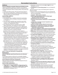 Instructions for Form IL-1040 Schedule NR Nonresident and Part-Year Resident Computation of Illinois Tax - Illinois, Page 5