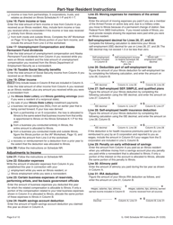 Instructions for Form IL-1040 Schedule NR Nonresident and Part-Year Resident Computation of Illinois Tax - Illinois, Page 8